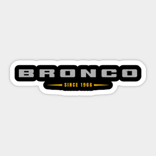 Vintage Ford Bronco Sticker